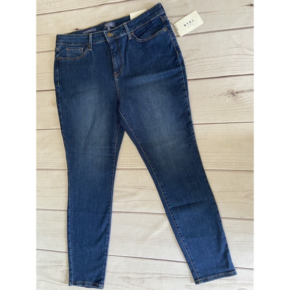 NYDJ Pants - NYDJ Women's Skinny Jeans Medium Wash Blue NWT Liftxtuck Technology Size 14